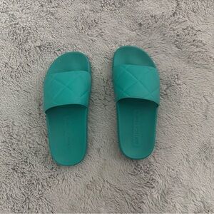 Bottega Veneta Women's Green Slides
